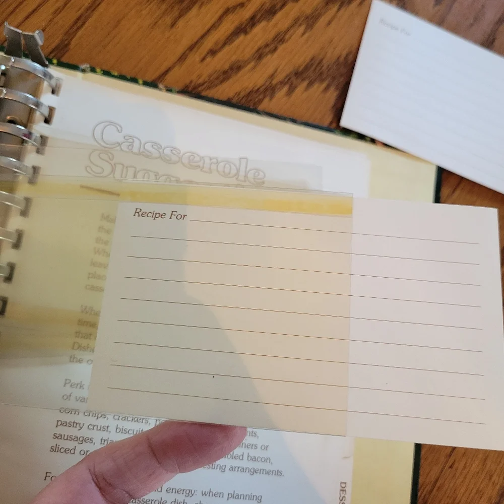 Hallmark vintage recipe